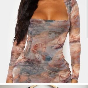 PLT Brown Mini Dress.